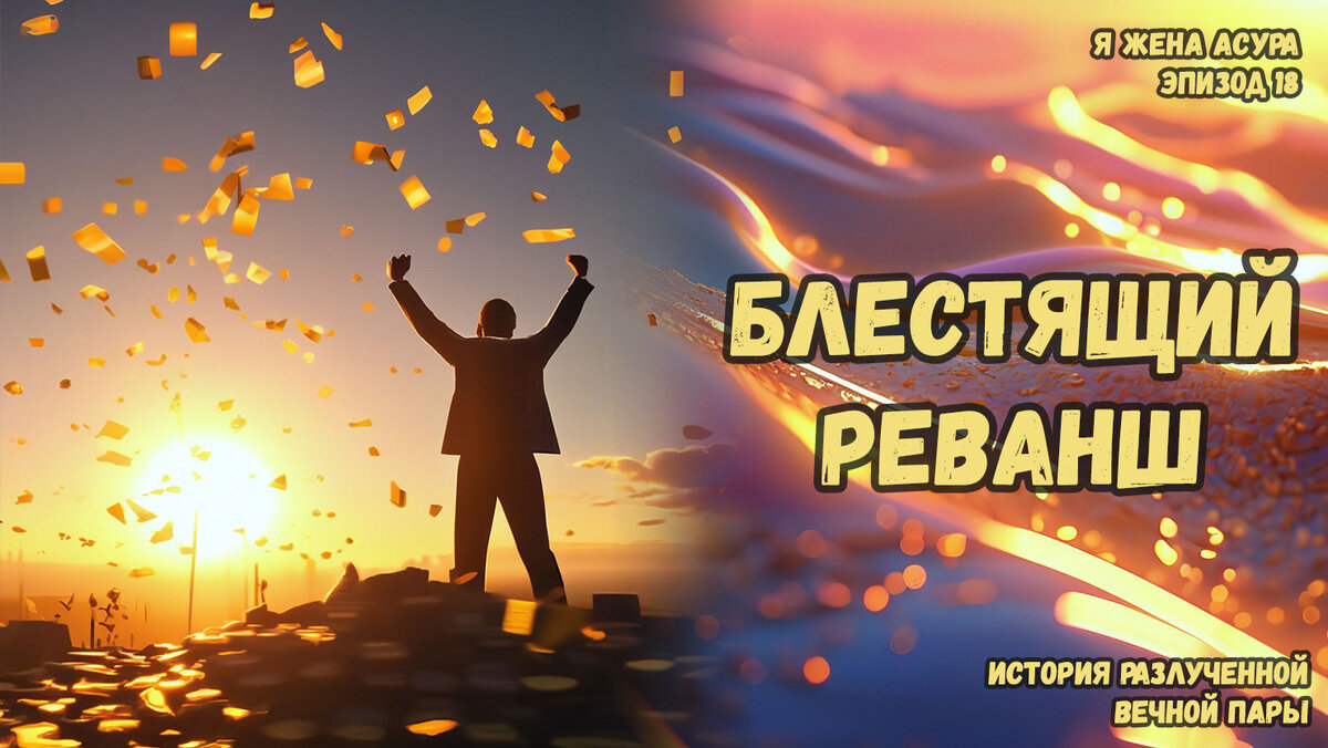 Дорогие друзья, дамы, господа. В этом, 18-м эпизоде моего мистического романа-ремейка «Я жена асура» я продолжаю представлять историю вечной пары, которая стала разлученной в результате проклятья, из-за которого муж стал асуром, а жена — уничтожителем асуров. Будучи в составе межзвездного незримого десанта асуров по разным мирам, муж-асур брал там в жены самых лучших женщин, но из-за проклятья каждый его брак там кончался какой-то трагедией, причиной которой, как ему представлялось, оказывалась тамошняя его жена. В этом, 18-м эпизоде я расскажу о его жестокой мести тамошним его бывшим женам. 
Итак, в этом романе-ремейке «Я жена асура» я — вечная жена, у меня есть вечный муж и мы с ним вечная пара, оказавшаяся разлученной в результате проклятья, из-за которого мой вечный муж стал асуром, а я — уничтожителем асуров.

Проклятье, разлучившее нас с моим вечным мужем, не позволяло моему вечному мужу иметь долгую счастливую семейную жизнь ни с какой из женщин, какой бы чудесной и максимально подходящей ему она ни была. Каждый его брак, с любой из женщин, заканчивался жестоким крахом, и так как причиной этого, как ему представлялось, оказывалась тамошняя его жена, он решал, что она должна очень дорого заплатить за это, а также за все годы, проведенные с ним, и вернуть ему, причем с лихвой, потраченное на нее.
Он решал, что он выкачает с нее всю ее удачу и вбросит в нее чужие беды, чтобы она, оставшись без своей удачи, без своих благочестивых заслуг, да еще под тяжестью чужих бед, упала в самые низы общества, познала крах всех своих желаний и была унижена всеми. 
И он выставлял ее на торги на асурической незримой бирже. В его деловое предложение на этой торговой незримой бирже входила и выкачка с нее ее благочестивых заслуг, ее удачи, и вбрасывание в нее чужих греховных реакций, чужих бед. И как раз за вброс в нее своих бед асуры больше всего и платили ему звонкой монетой. Ведь кому хочется отрабатывать свои греховные реакции? Никому. Всем охота лишь наслаждаться и быть на коне.

А асуры хорошо освоили способ избегать отработки своих греховных реакций. Там всё просто. Надо просто найти того, в кого можно на законных основаниях, воспользовавшись каким-нибудь проколом в соблюдении вселенских законов, эти греховные реакции скинуть, как в мусорку, и переложить на него отработку своих греховных реакций. И для этого в том числе и нужен асурам их межзвездный десант по другим мирам. Конечно, главной целью этого десанта асуров является выкачка с жителей других миров благочестивых заслуг и перекачка этих сокровищ, этой вселенской валюты, в асурические миры. Но не только для выкачки чужой удачи асуры незримо рождаются у жителей разных миров и живут там среди них, но и для скидывания с себя своих греховных реакций, своих бед.

Жители других миров для асуров выступают, во-первых, в качестве эдакого скота, как бы доноров, из которых можно выкачивать вселенскую валюту — благочестивые заслуги, за счет которых мы все и получаем желаемое нами в этом мире. А во-вторых, эти жители используются асурами в качестве эдаких мусорок, в которые можно скинуть свои беды, свои греховные реакции, чтобы эти беды обошли асуров стороной и обрушились на бедную, несчастную «мусорку».
