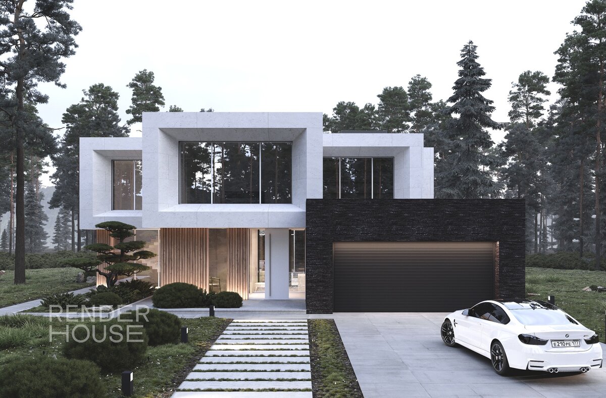 Проект ГОЛЬФ-ЗАВИДОВО, Render House