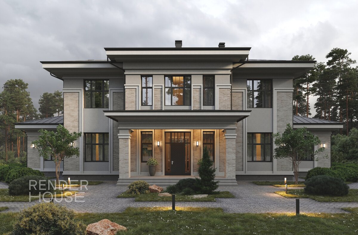 Проект РЕЗИДЕНЦИЯ МЫШКИН, Render House