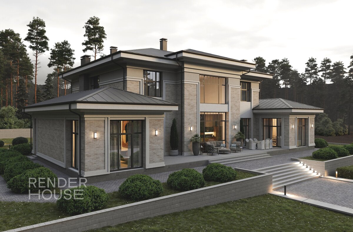 Проект РЕЗИДЕНЦИЯ МЫШКИН, Render House