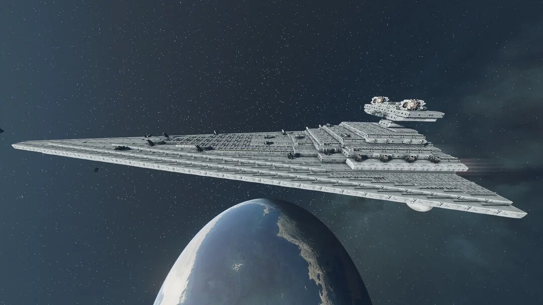    Фанат Starfield построил монструозный Star Destroyer. Теперь игра не выдаёт выше 15 fps