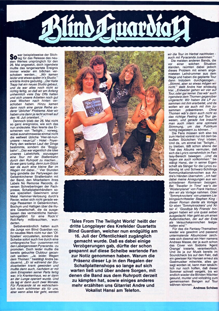 Страница журнала Metal Hammer