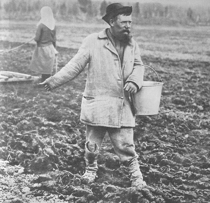 Крестьянин в поле