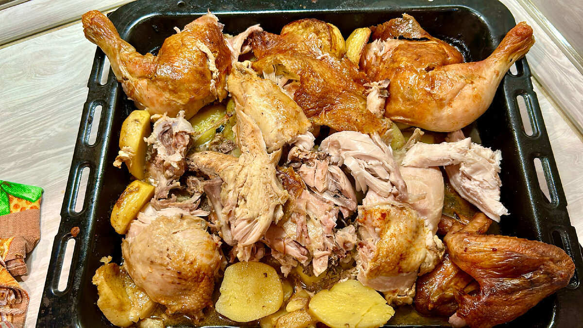 Фото автора. Боже, как же это вкусно! 5 самых крутых лайфхаков, чтобы ваша курочка была ароматно хрустящей не с горелой корочкой: делюсь