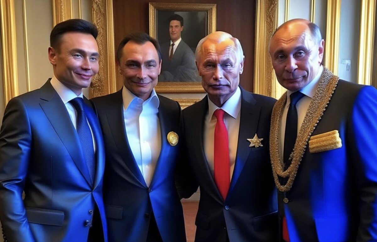 Богатые россияне глазами Кандинского. Сходство случайно, запрос был из двух слов.