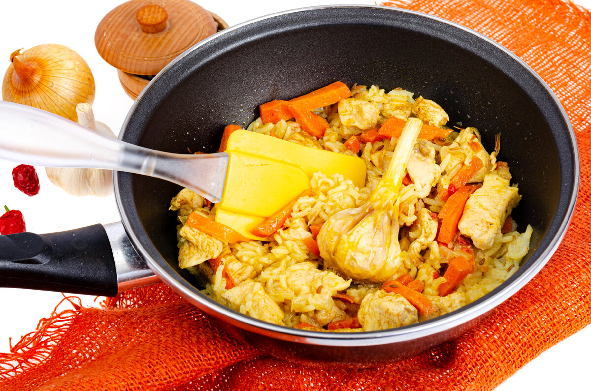 Русский вкусный и сочный плов