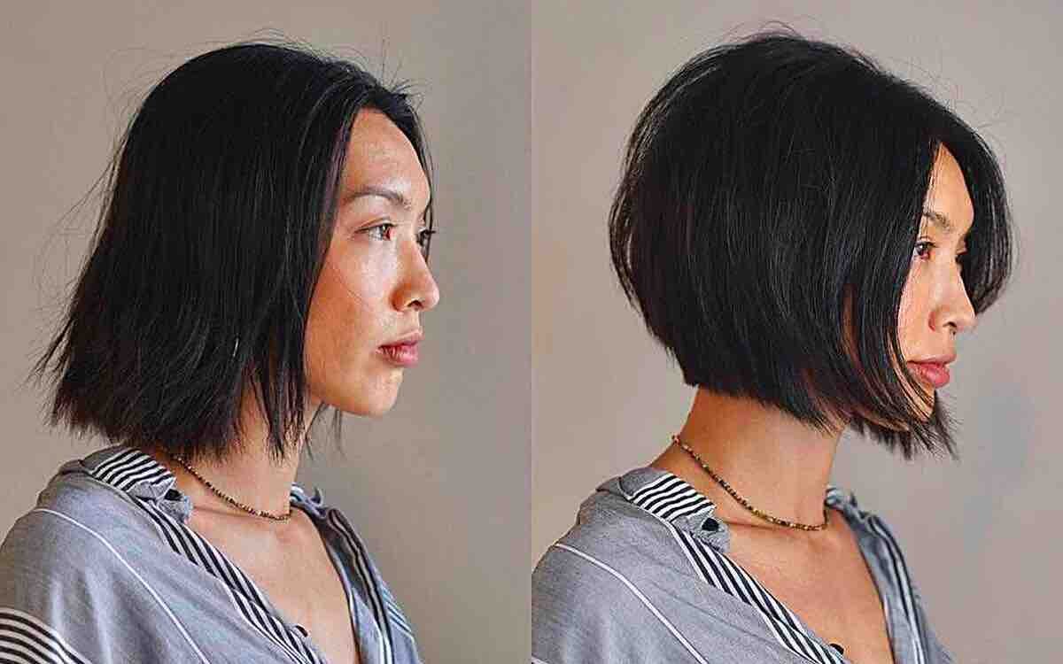 Женская стрижка боб - прическа боб на средние и короткие волосы - фото
