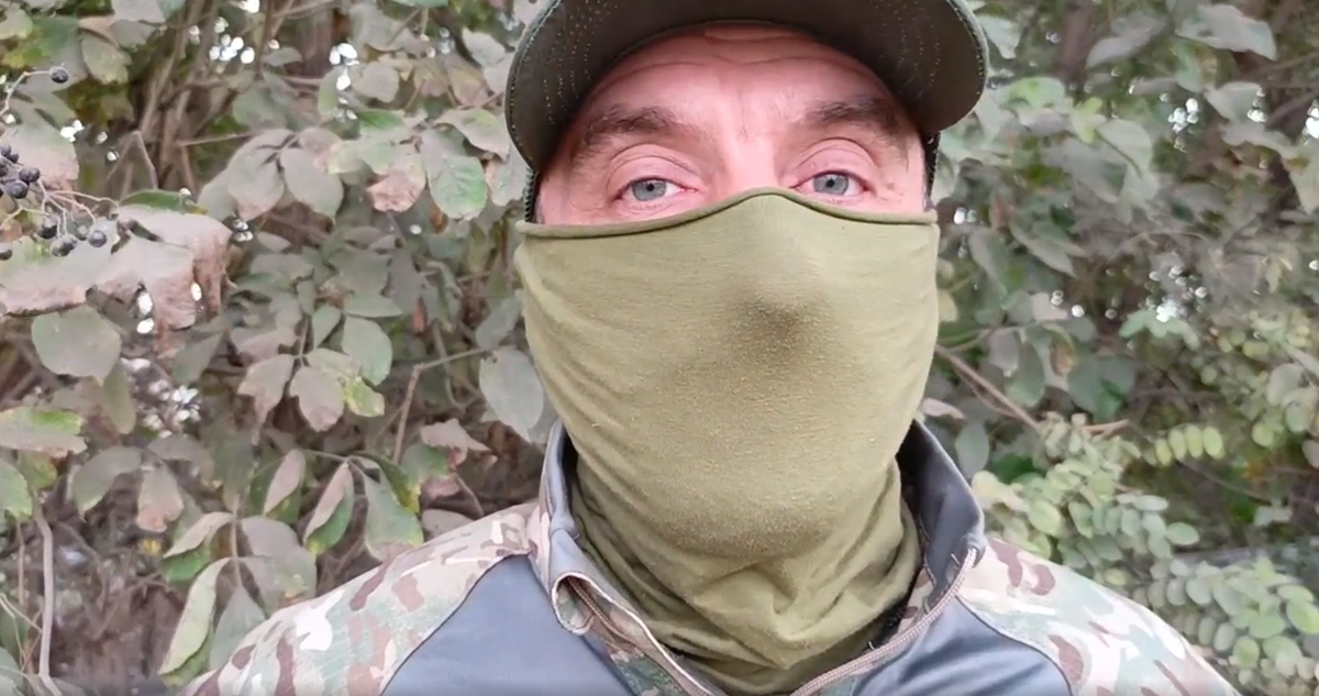     Боец «Каскада» с позывным Камчатка / Кадр: видео RT