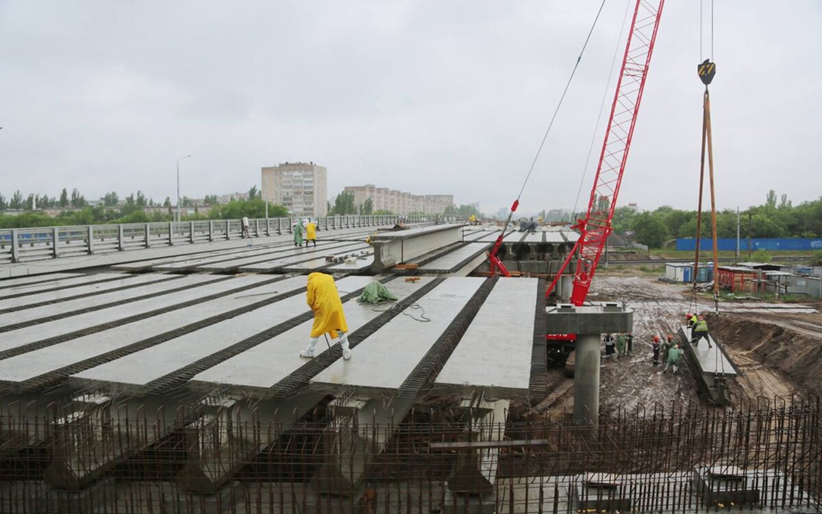    Мэр Воронежа пообещал минимизировать неудобства водителей при частичном запуске развязки у Остужева Фото с сайта roads.ru