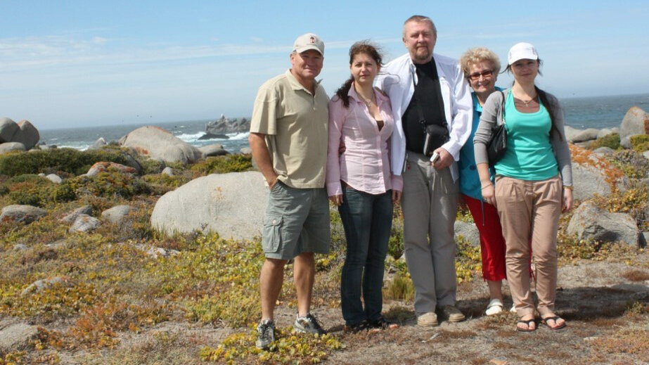 На фото Жак Безюденот, Зоя Горяйнова, Дмитрий Павлов (Институт биологии внутренних вод им И.Д. Папанина), Марина Фронтасьева, Инга Зиньковская