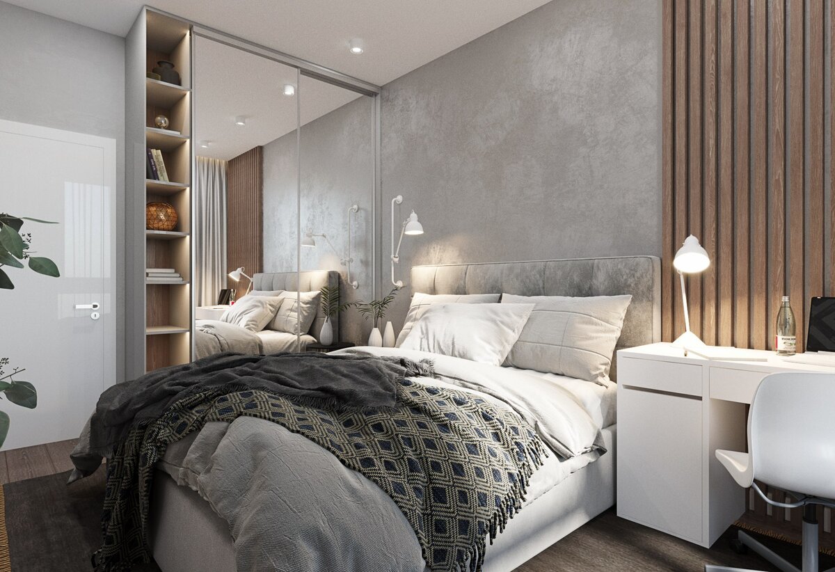 Современные тенденции в дизайне интерьера спальни 2024