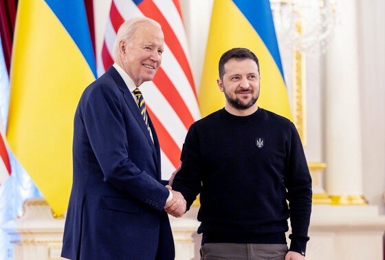    Джо Байден, Владимир Зеленский