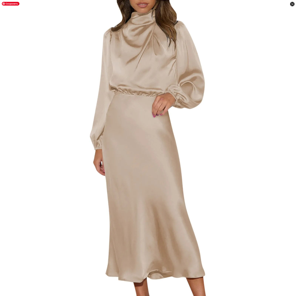 Вечернее платье с длинным рукавом - купить в Украине - интернет-магазин Leomirra - Киев