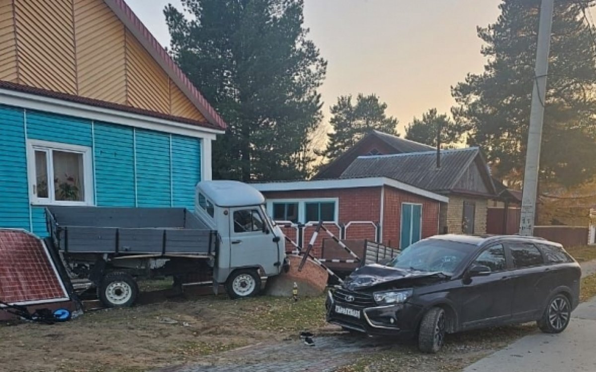    Фото с места ДТП.