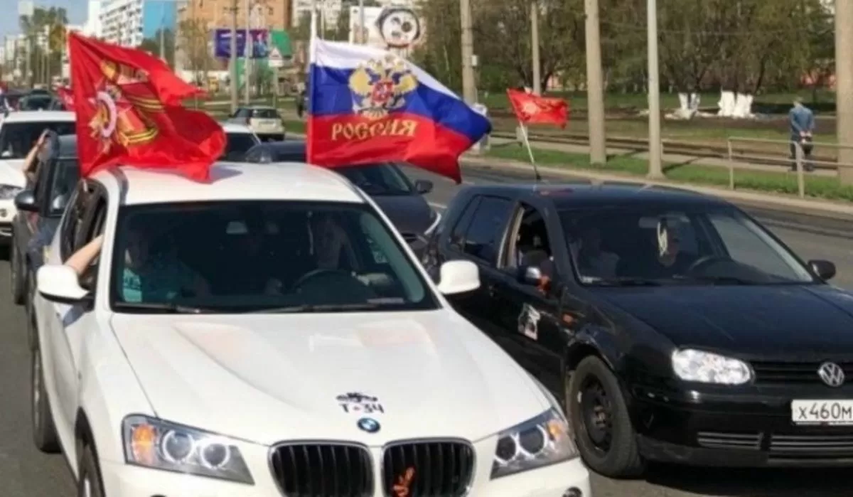 Автопробег. Источник: samara.aif.ru Автор фото: Пресс-служба Народного фронта Самарской области 