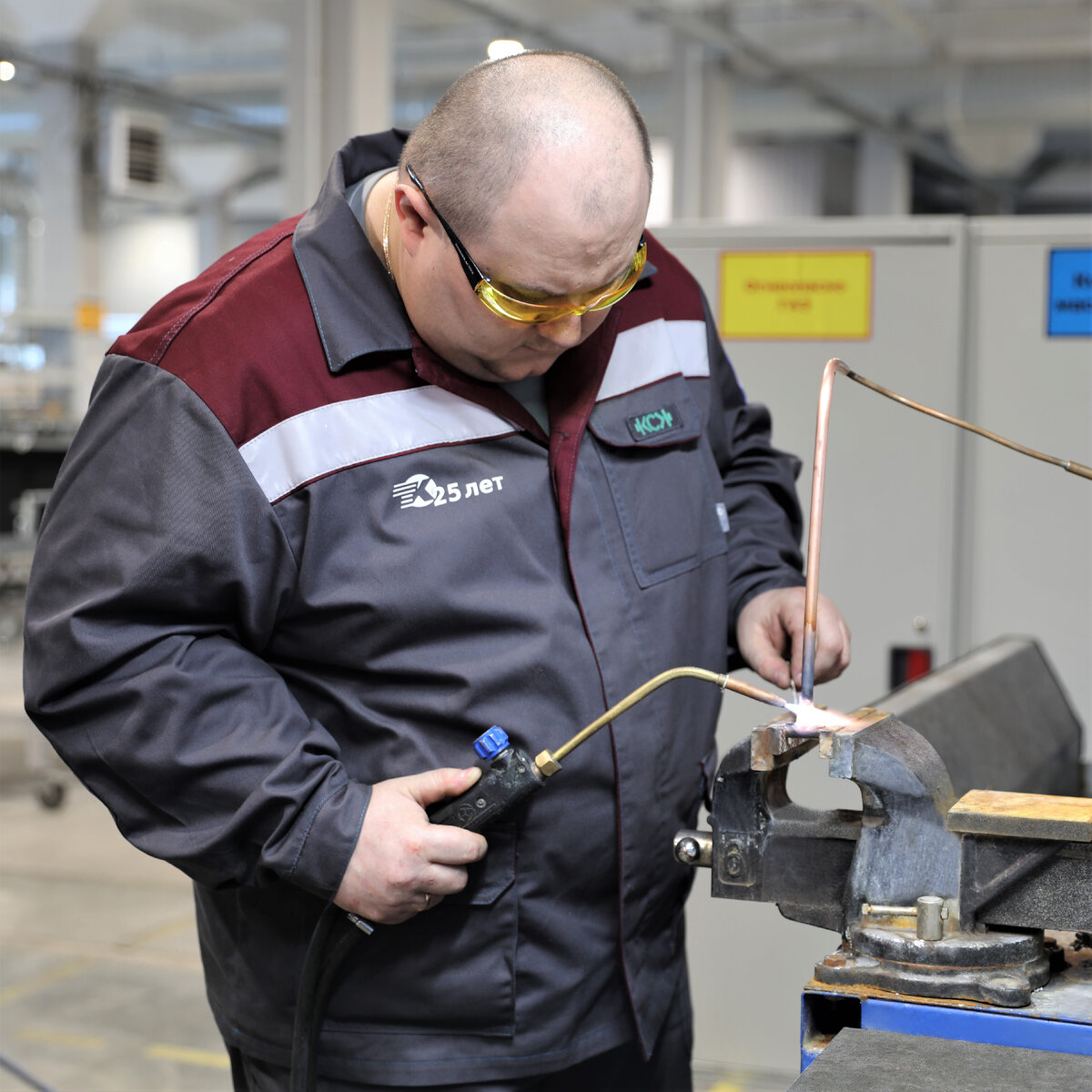 Пайка узлов трубопровода