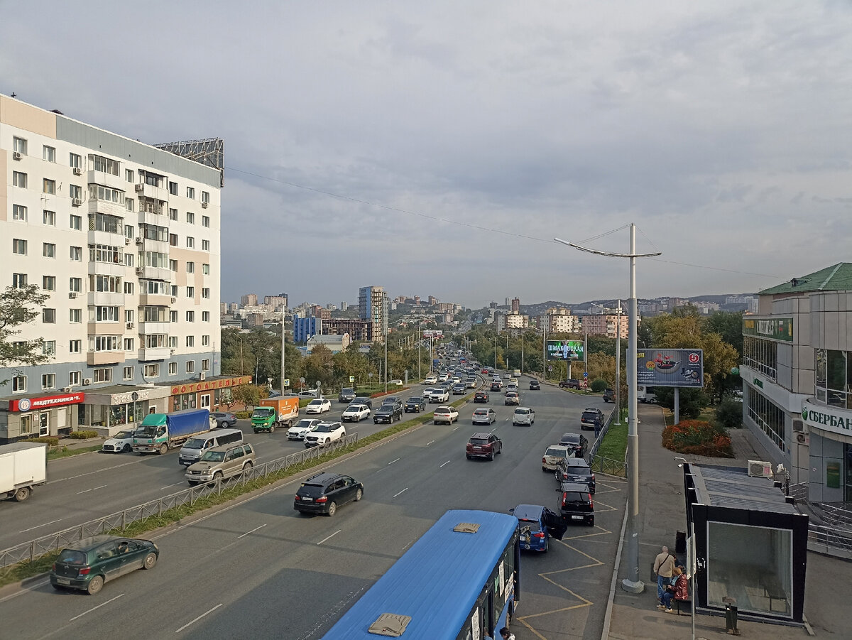 Дорожное движение во Владивостоке