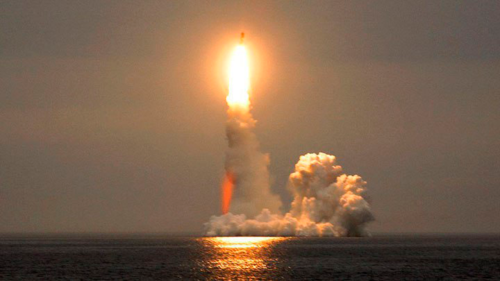 ИНФОРМАЦИЯ ОБ УСПЕШНЫХ ИСПЫТАНИЯХ "БУРЕВЕСТНИКА" ВЫЗВАЛА "ПОВЫШЕННОЕ СЕРДЦЕБИЕНИЕ" У "НАШИХ ЗАПАДНЫХ ПАРТНЁРОВ".  ФОТО: MOD RUSSIA/GLOBALLOOKPRESS