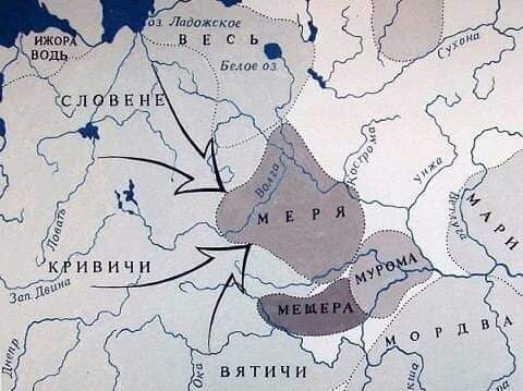 Меря и Новгород были на Верхней Волге
