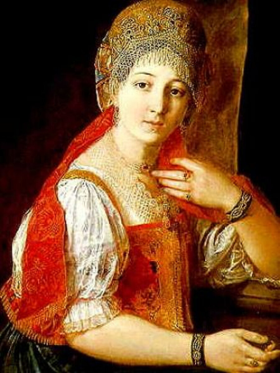 Такой вообразил Глинскую художник Александр Алексеев в 1837 году