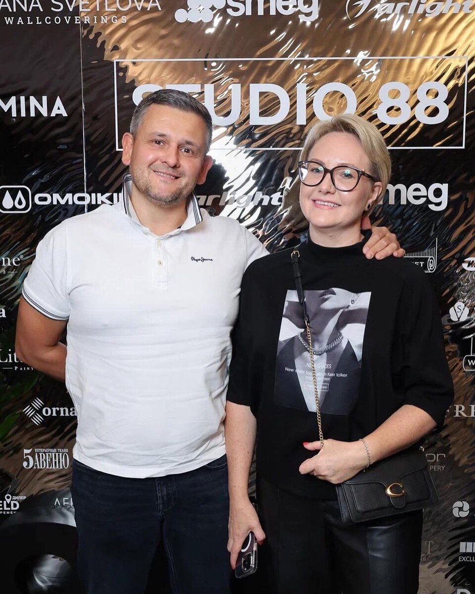 Дизайнер-архитектор Александр Дмитрук с супругой Ольгой