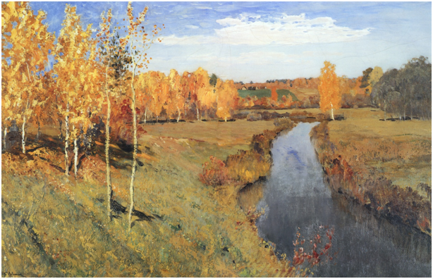 Левитан, "Золотая осень", 1895 г.