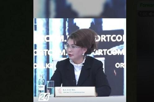 Скриншот из видео пресс-конференции