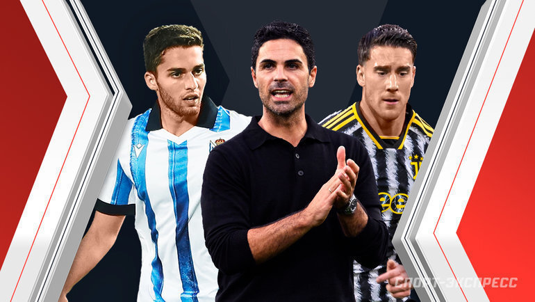    Арсен Захарян, Микел Артета, Душан Влахович.