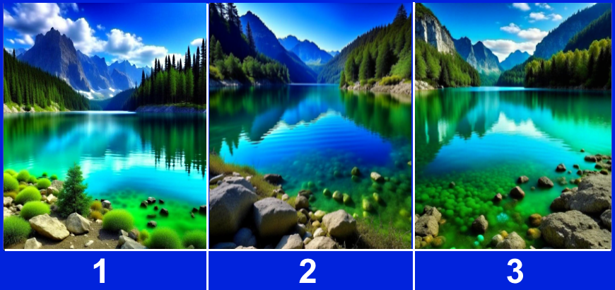 Выберите одно озеро