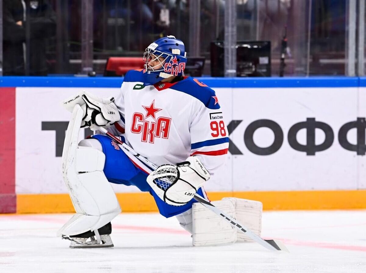    Вратарь СКА Никита Серебряков© Фото : Пресс-служба СКА