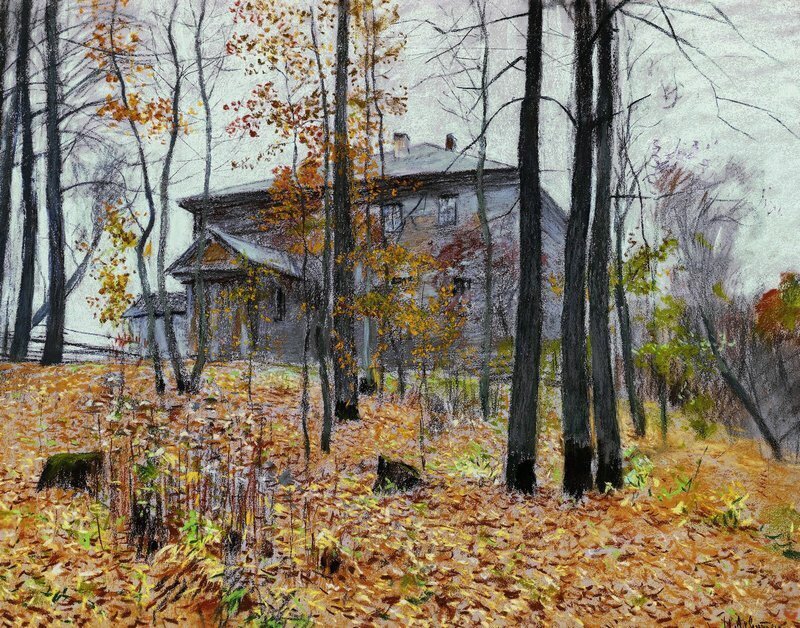Осень. Усадьба. И. Левитан. Из открытых источников