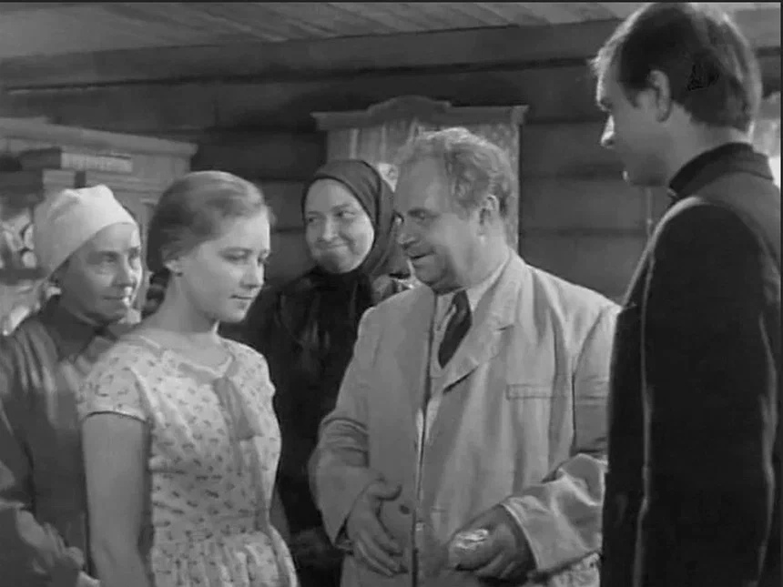 Кадр из фильма "Грешница" (1962), режиссёры Гавриил Егиазаров, Фёдор Филиппов 