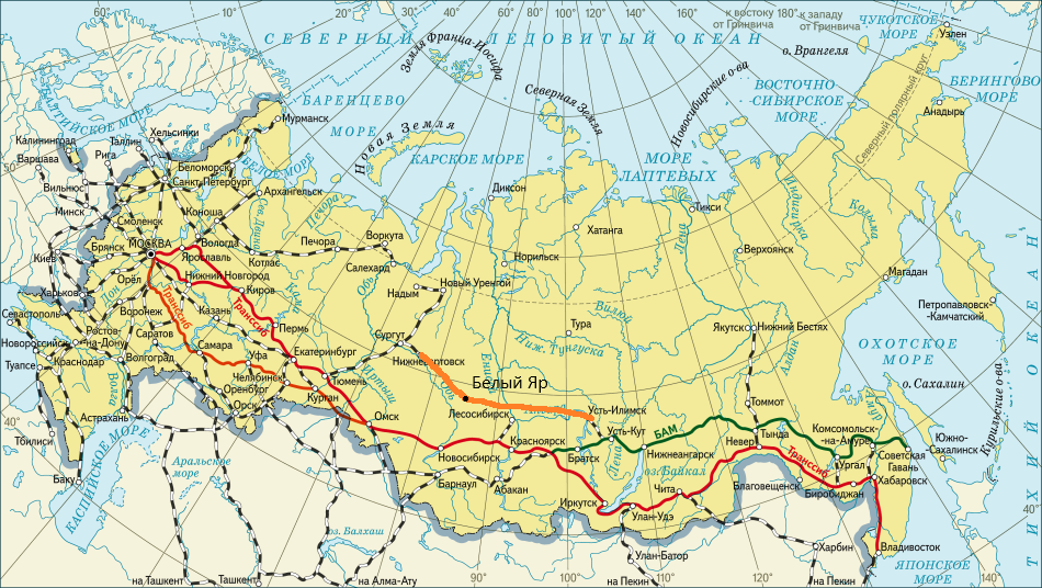 Северно-Сибирская железная дорога - новый проект или опять \"те же ...