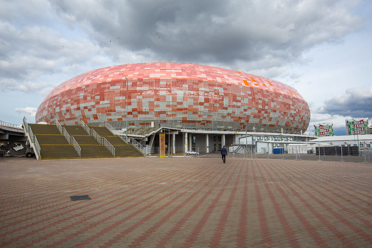 Футбольный стадион "Мордовия Арена". Саранск, Республика Мордовия. Фото автора статьи
