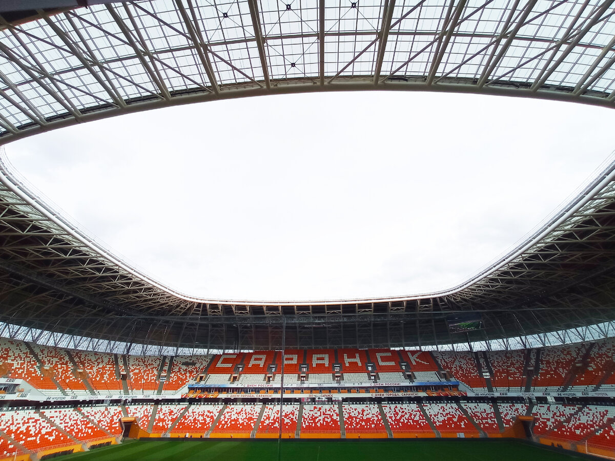 Футбольный стадион "Мордовия Арена". Саранск, Республика Мордовия. Фото автора статьи 