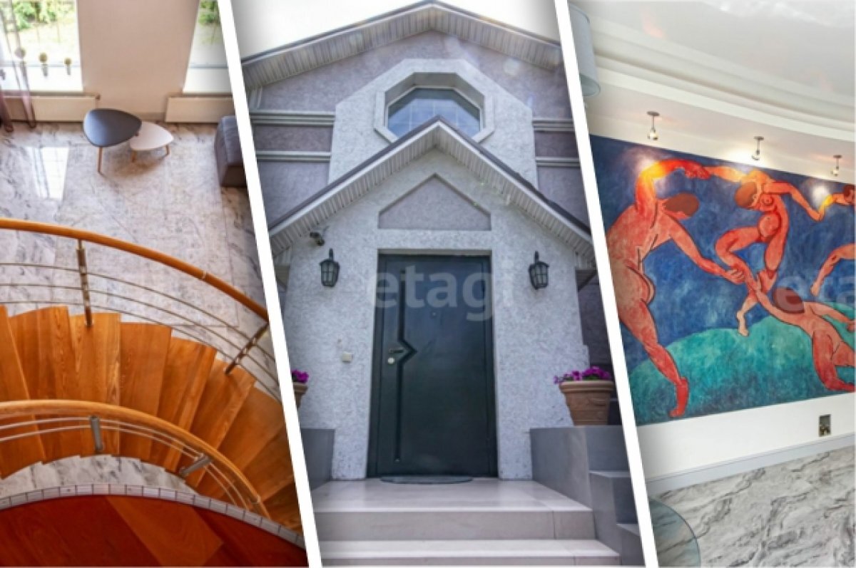    Под Новосибирском продают дом с граффити и коллекцией картин за 29,5 млн