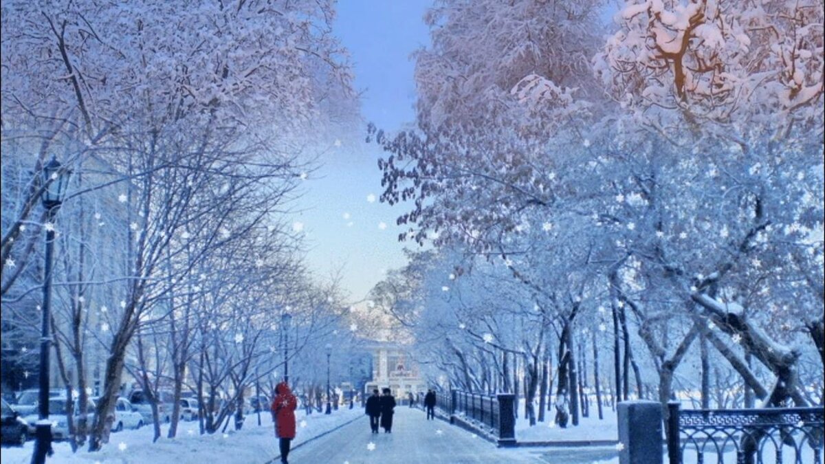 В городе зима 9 месяцев году. Анимация снегопад в городе. Снег в городе анимация. Анимация зима в городе. Снегопад в городе гиф