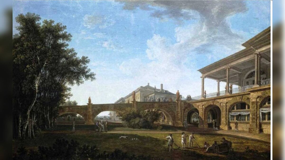 Петров В.П. Пандус у Камероновой галереи в Царскосельском парке (1794 г.), Эрмитаж