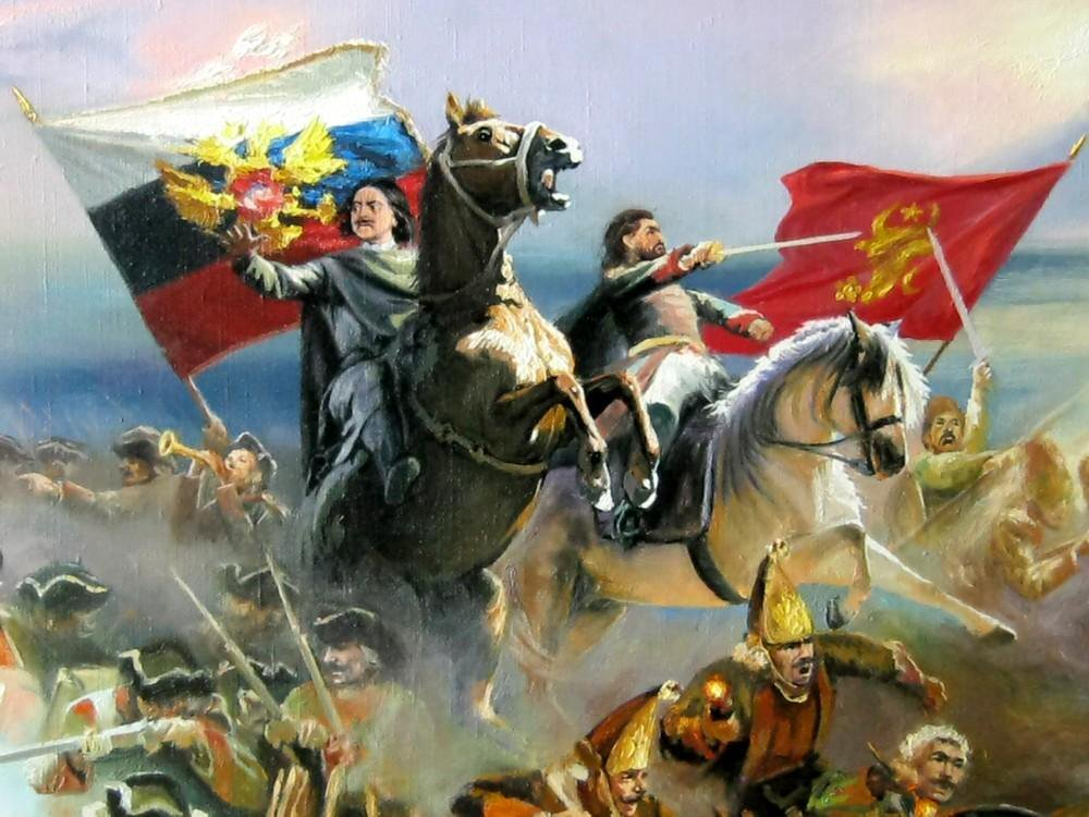Под полковым знаменем. Прутский поход Петра 1 картины. Великие баталии Петра 1. Полтавская битва Петр 1 флаг империи. Святослав Мазур канал 246.
