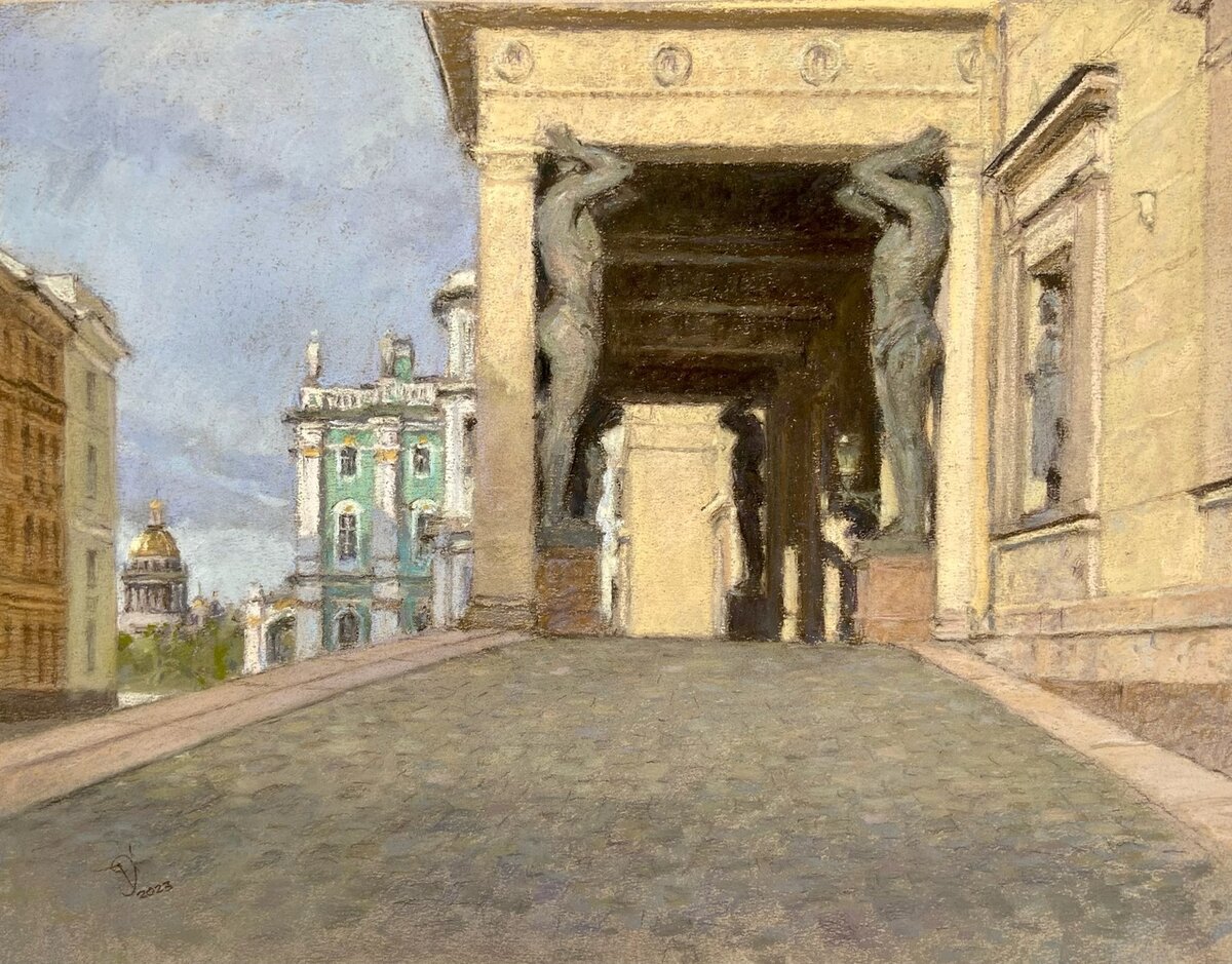 Эрмитаж ранним утром