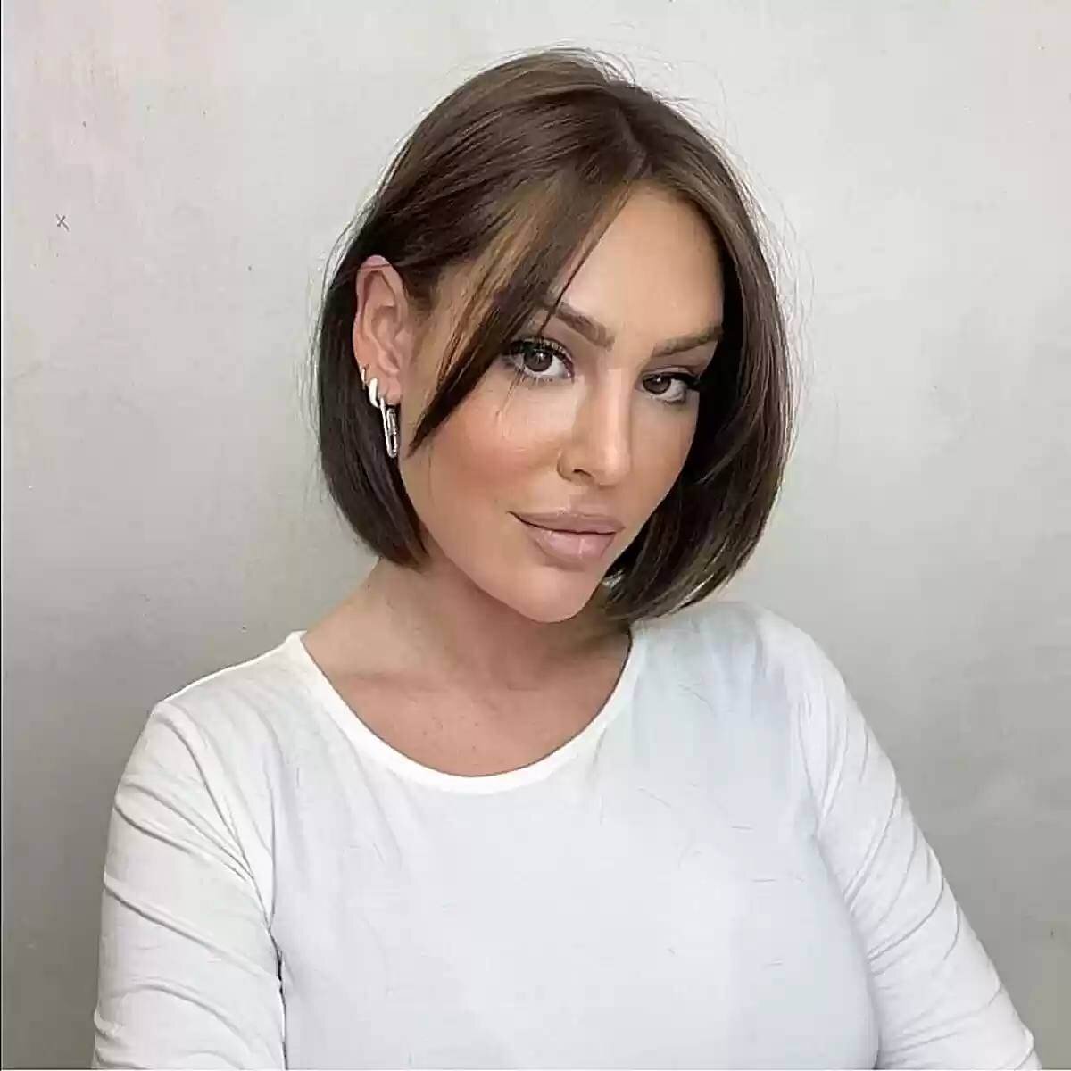Боб каре без челки