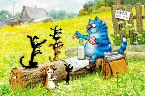 Очаровательные коты Рины Зенюк