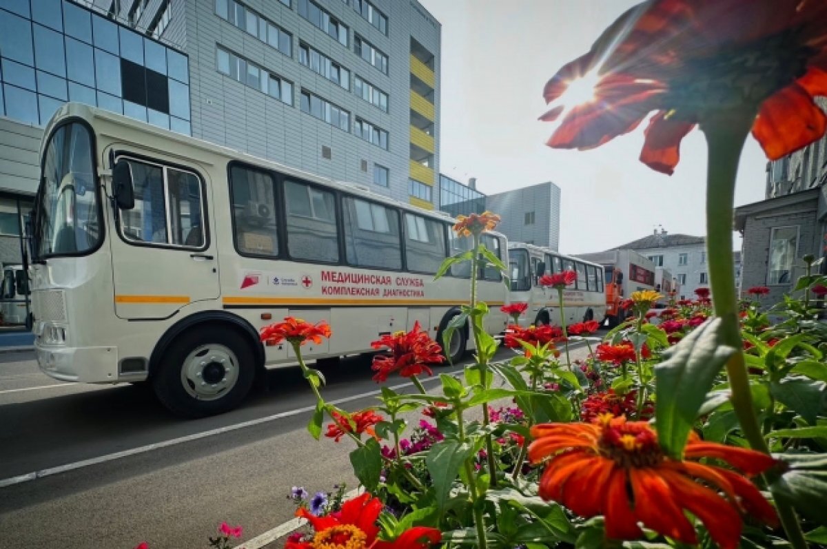    Первый прием врачи провели в Сосновоборске.