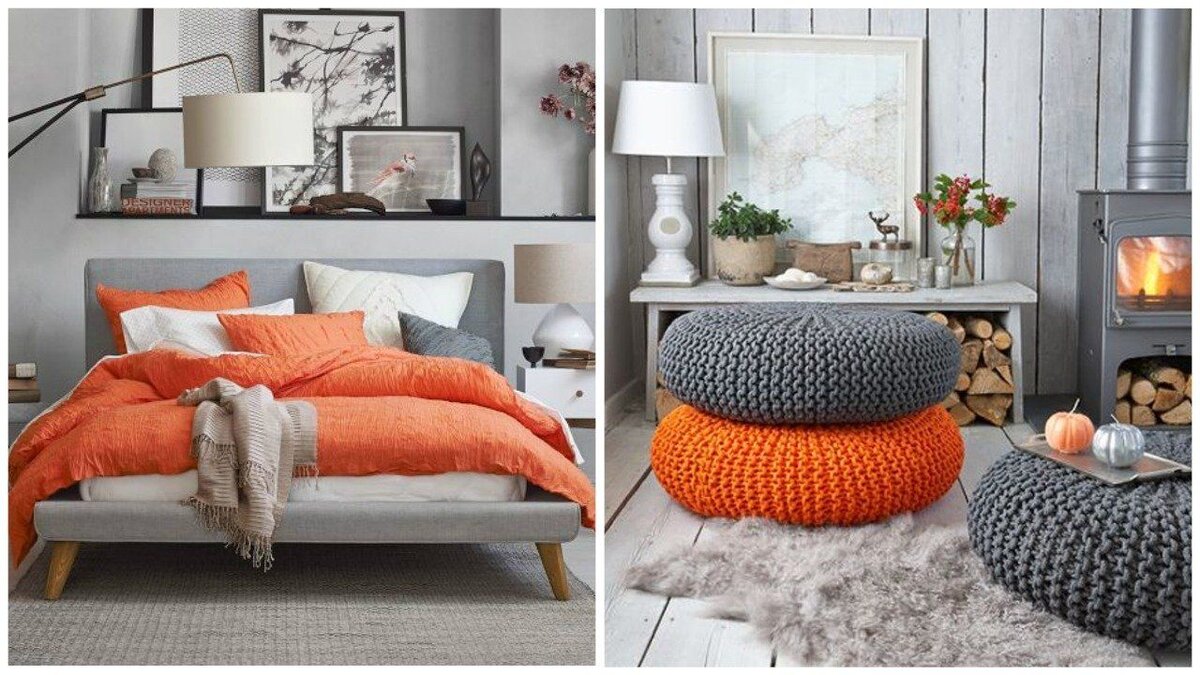Идеи на тему «Оранжевый диван» (16) | оранжевый диван, дизайн интерьера, интерьер