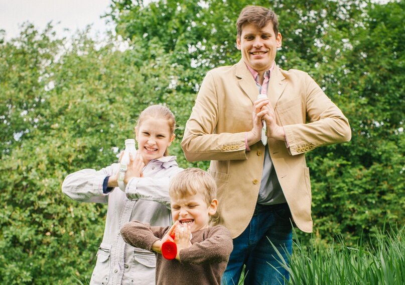 фото из архива автора (Чистопашин с детьми)