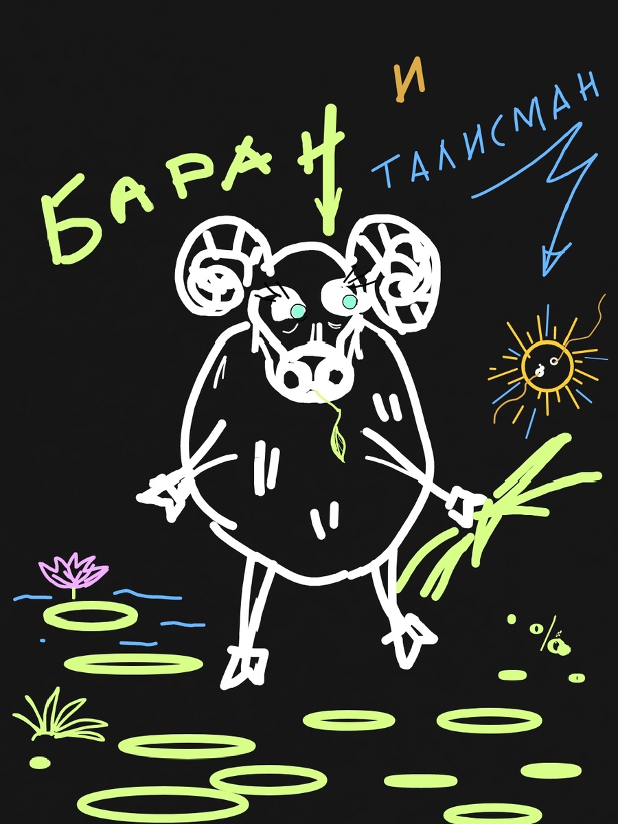 Фотокартина автора канала: "Баран траву жевал"...