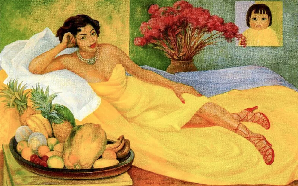 Художник Диего Ривера "Портрет Донны Елены Флорес де Каррилло"