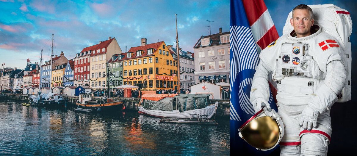 Изумительный Копенгаген и его уроженец, астронавт Андреас Могенсен.