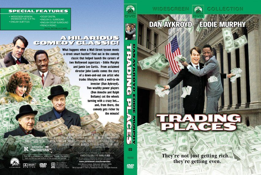 Их поменяли местами. Trading places (1983) Постер. Trading places 1983 Blu ray. Поменяться местами 1983 Постер. Поменяться местами (DVD).