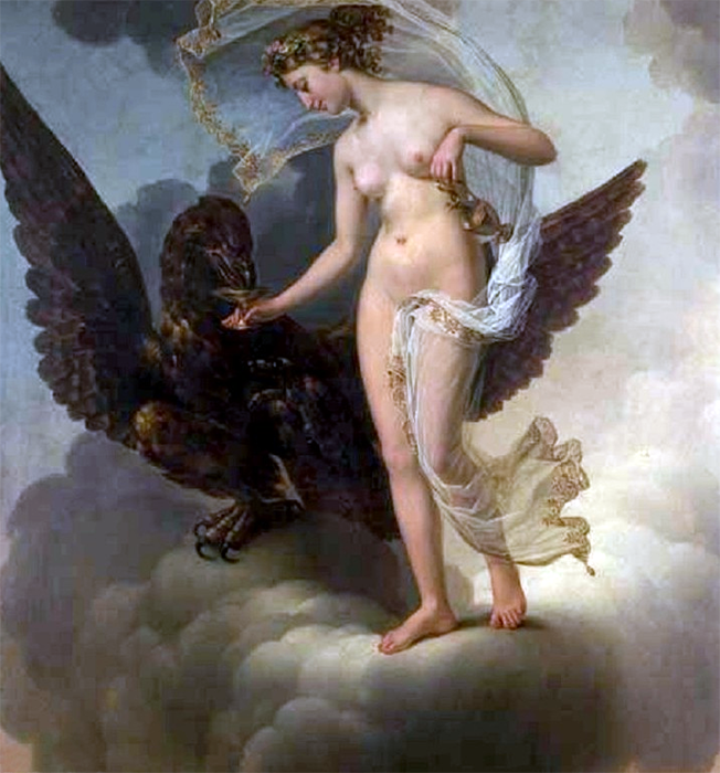 Чарльз Пике. Геба и Зевс в образе орла, 1826